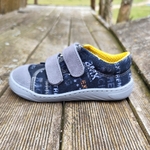 Basket enfant en toile et cuir EF Barefoot -23-3404-0031 BMX - sur la boutique Liberty Pieds-9