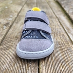 Basket enfant en toile et cuir EF Barefoot -23-3404-0031 BMX - sur la boutique Liberty Pieds-11