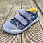 Basket enfant en toile et cuir EF Barefoot -23-3404-0031 BMX - sur la boutique Liberty Pieds-12