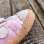 Basket enfant en toile EF Barefoot -23-3404-1603 rose déco coeurs - sur la boutique Liberty Pieds-2
