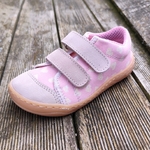Basket enfant en toile EF Barefoot -23-3404-1603 rose déco coeurs - sur la boutique Liberty Pieds
