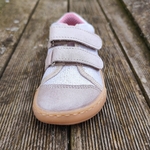 Basket enfant en toile et cuir EF Barefoot -23-3404-0416 rose et or- sur la boutique Liberty Pieds-10