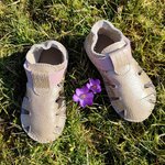 Sandales enfants Ptit scratch été Tomar Creation or-rose sur la boutique Liberty Pieds