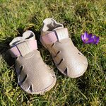 Sandales enfants Ptit scratch été Tomar Creation or-rose sur la boutique Liberty Pieds-2