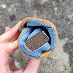 sandales EF barefoot bleu denim sur la boutique Liberty Pieds-2
