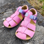 sandales EF barefoot rose sur la boutique Liberty Pieds