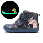 Chaussures enfant DDstep barefoot royal blue licorne sur la boutique liberty pieds