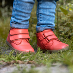 Chaussures barefoot Plunie Boots Sirius Corail sur la boutique Liberty Pieds