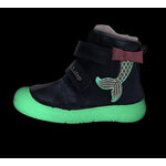 Chaussures fourrées enfant DD Step barefoot W073-52684 Royal Blue sirène sur la boutique Liberty Pieds (9)