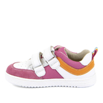 Baskets barefoot enfant Froddo Loop G3130282-7 rose et orange sur la boutique Liberty Pieds (3)