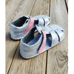sandales EF barefoot argenté sur la boutique liberty pieds (6)