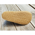 semelle des sandales EF barefoot argenté sur la boutique liberty pieds