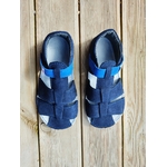sandales EF barefoot bleu marine sur la boutique liberty pieds (4)