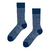 chaussettes Dedoles jacquard bleues et grises sur la boutique Liberty Pieds