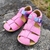sandales EF barefoot rose sur la boutique Liberty Pieds