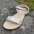 sandales adulte Ef barefoot motif argenté sur la boutique Liberty Pieds-8