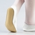 chaussons barefoot en cuir HIP HOP blanc sur la boutique Liberty Pieds-3