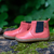 Chaussures barefoot Plunie Chelsea Arae Corail sur la boutique Liberty Pieds-1