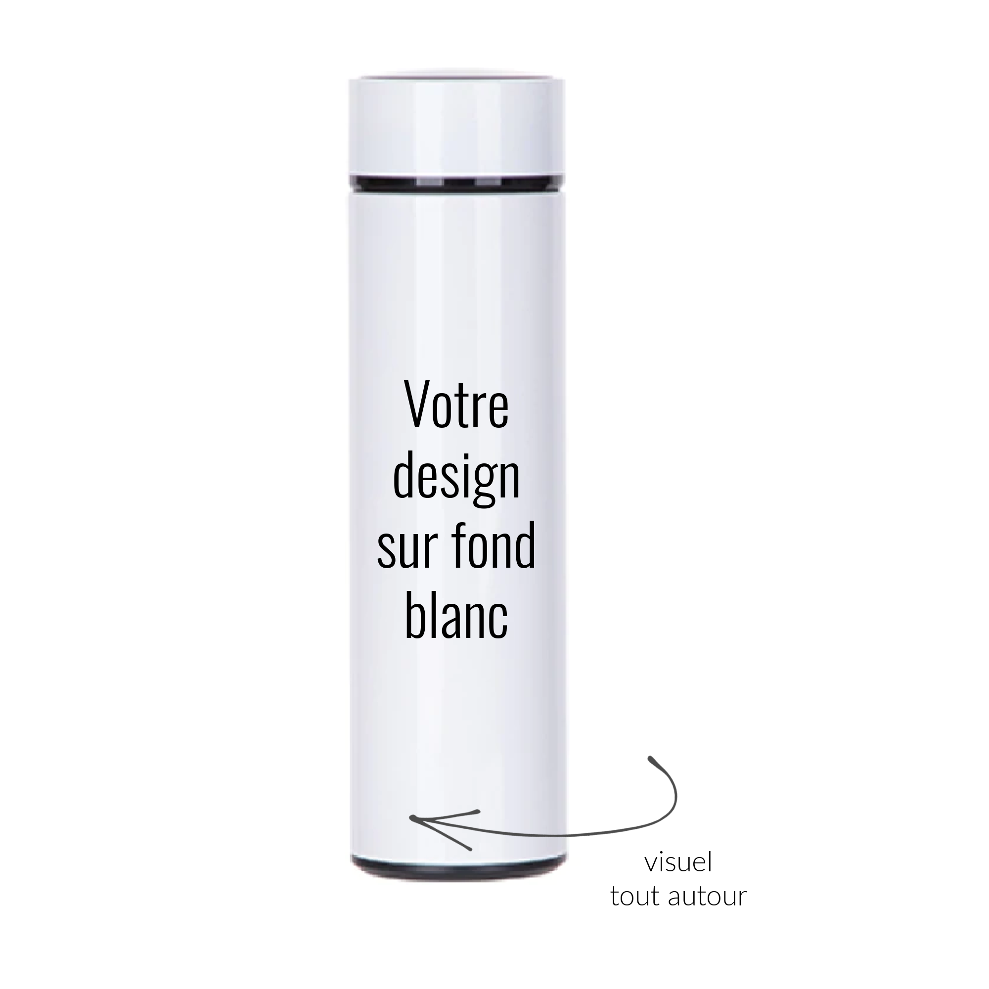 Mockup - thermos infuseur- votre design
