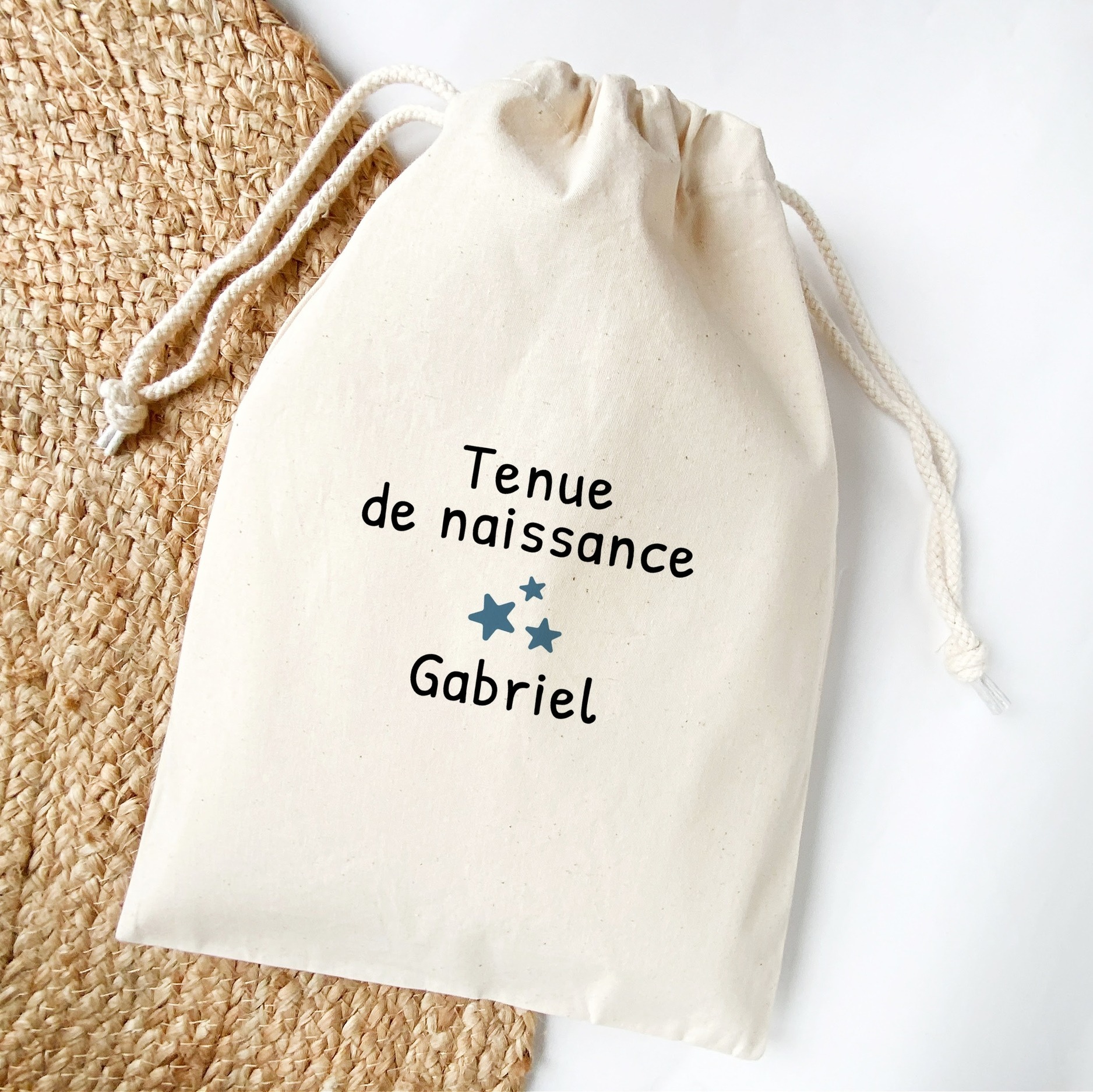 pochon-coton-ecru-tenue-de-naissance-gabriel
