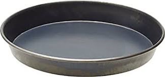 323 260 40 Tourtiere a bord uni en tole noire ht 4 cm