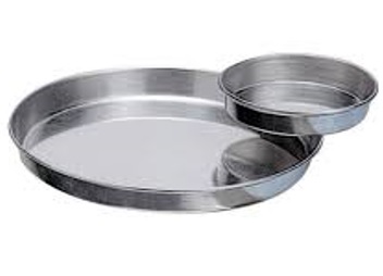 321 160 32 Tourtiere a bord uni en aluminium ht 3 cm