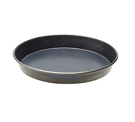 323 260 40 Tourtiere a bord uni en tole noire ht 4 cm