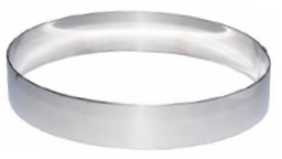 370 100 40 Cercle inox 4 cm