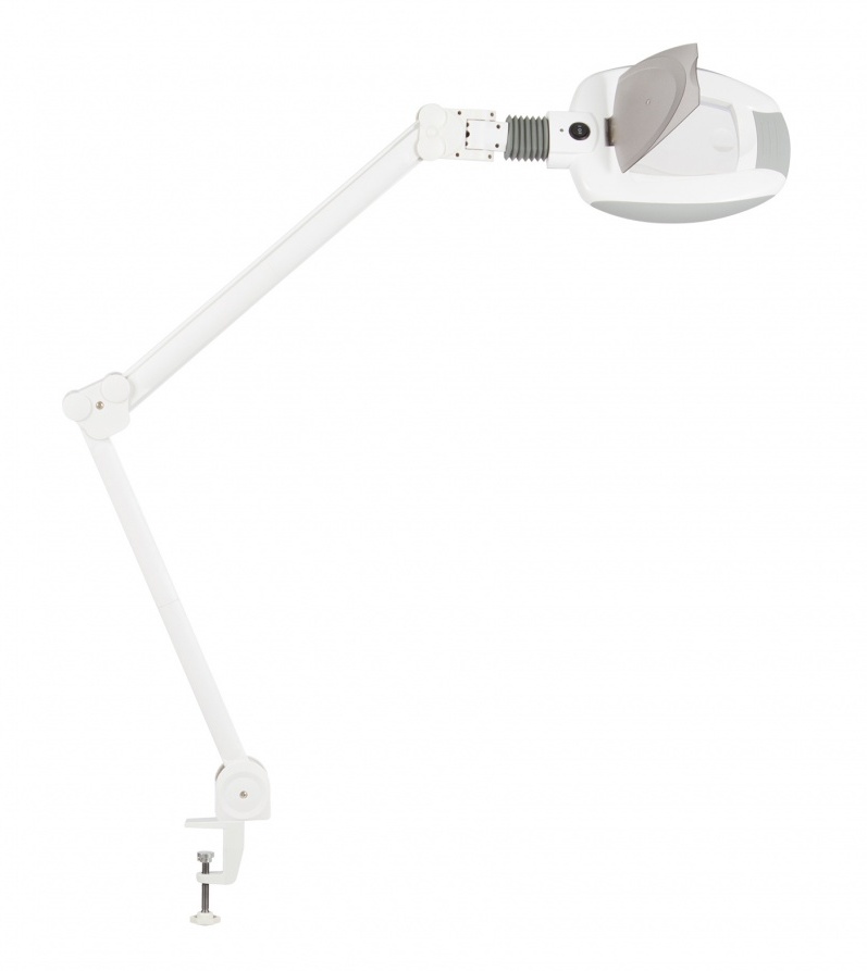 Lampe loupe LED professionnelle pied roulettes 5 dioptries Weelko