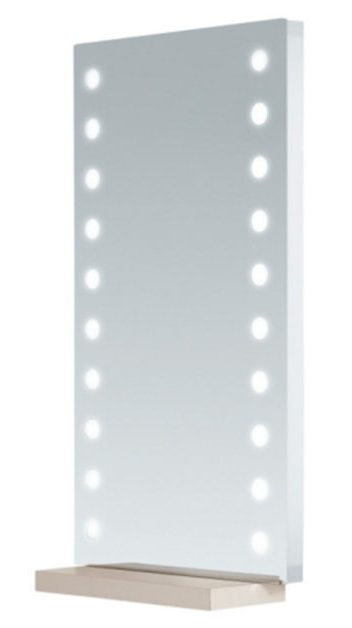 Miroir mural 130 x 70 cm avec éclairage 20 LED