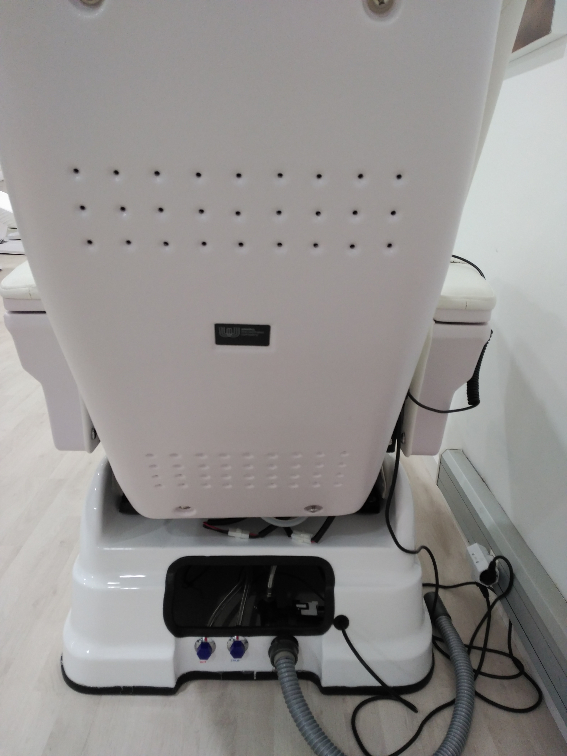Fauteuil massant Pédi-Spa 2 moteurs, CALN Blanc