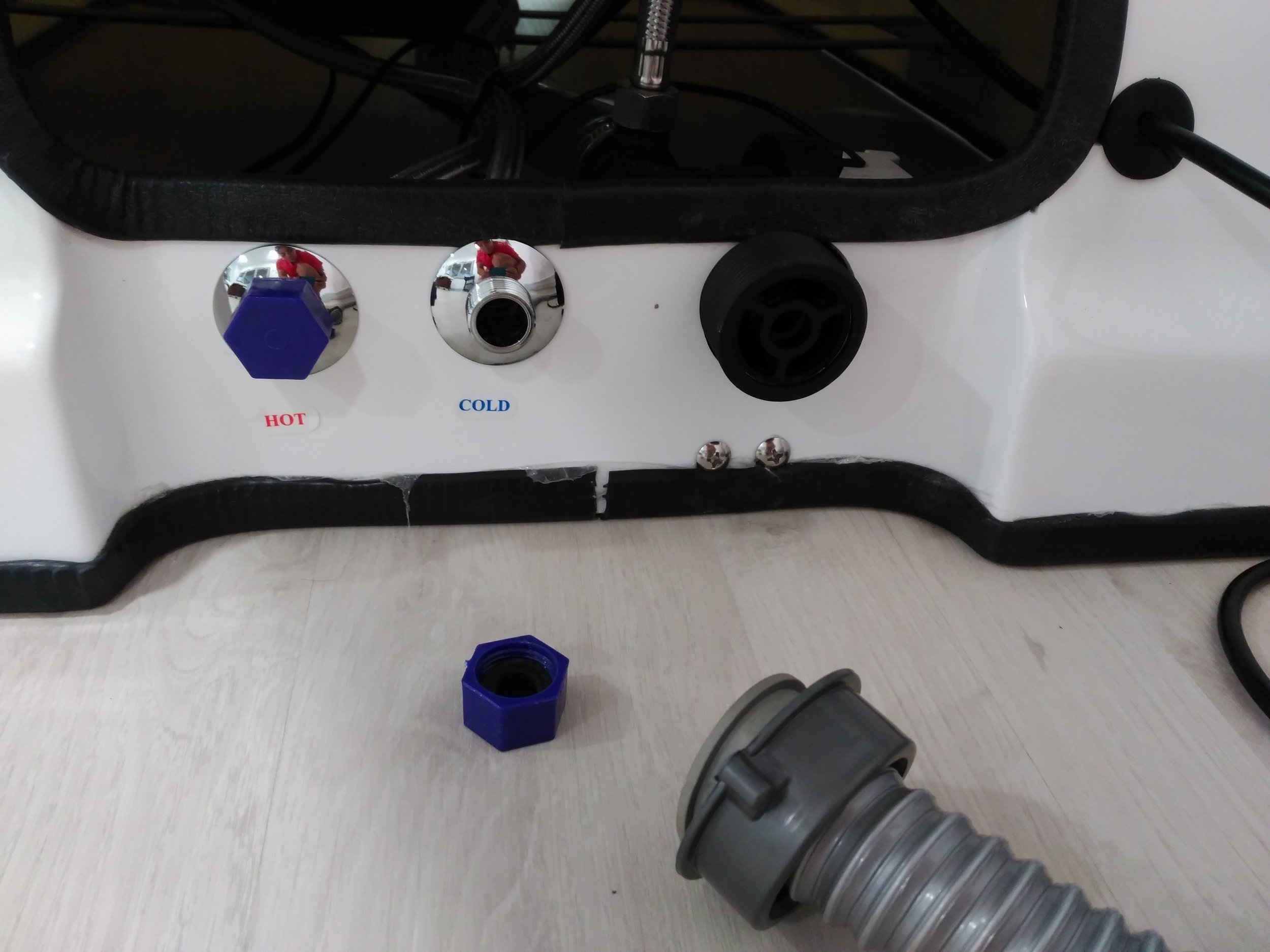 Fauteuil massant Pédi-Spa 2 moteurs, CALN Blanc
