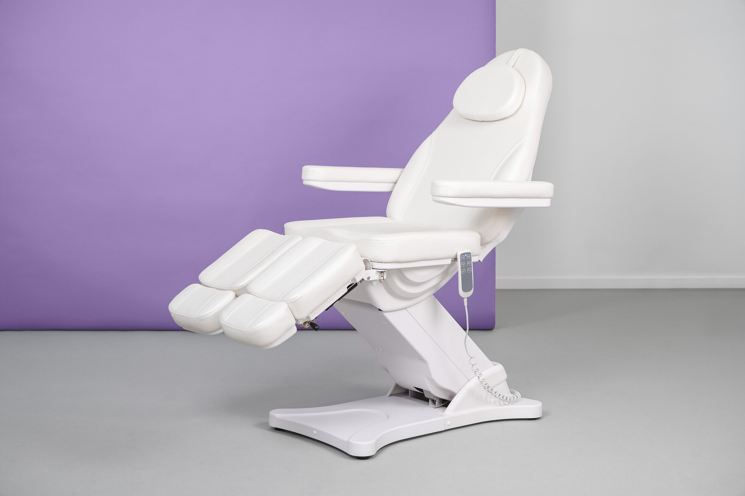 Fauteuil de podologie, 3 moteurs, SERENITY Blanc