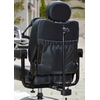 porte-béquilles au dos du fauteuil