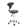 Tabouret avec dossier ergonomique, CETI BACK Gris foncé