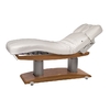 Table de massage haut de gamme en bois naturel, 4 moteurs, Leds et chauffage intégré, TROCH