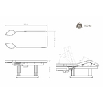 table de massage, 4 moteurs, murz