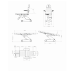 Fauteuil de podologie B-LIGHT
