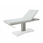 Table de massage électrique, 1 moteur, avec pied central, HERN Blanc