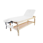 Table fixe en bois naturel, réglable en hauteur, RELAX