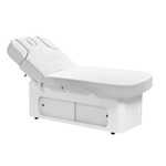 Table de massage luxe, 4 moteurs avec chauffage intégré, GAMM WARM, base blanche