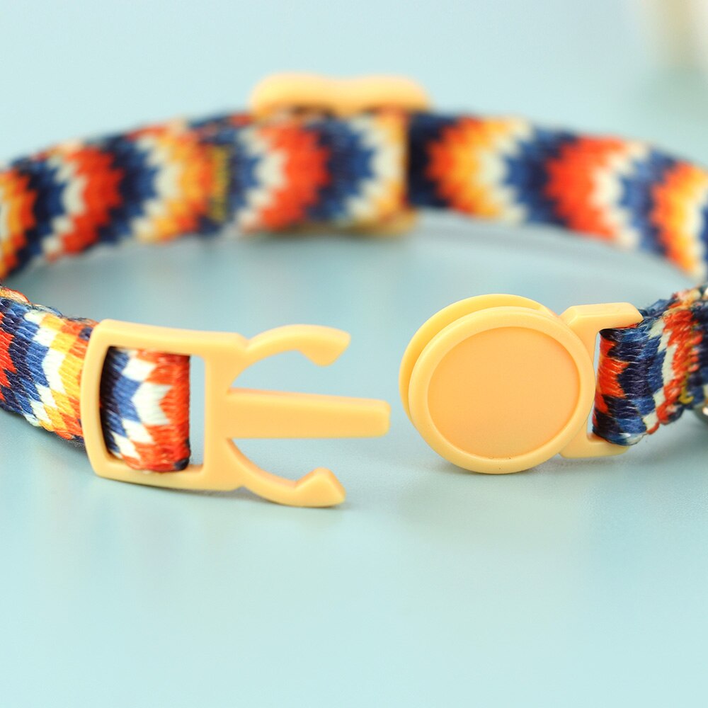 Collier-de-s-curit-en-nylon-d-gagement-rapide-pour-chat-et-chiot-accessoire-r-glable