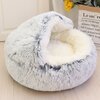 Round-Puppy-Dog-Bed-Sofa-Soft-Warm-Pet-Cat-Sleeping-Beds-House-Long-Plush-Kitten-Nest