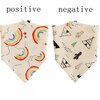 Bandana-pour-chien-charpe-des-deux-c-t-s-disponible-rayures-d-ananas-Plaid-arc-en
