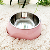 Gamelle-coordonnante-en-acier-inoxydable-pour-animaux-de-compagnie-bol-d-alimentation-eau-potable-fournitures-pour