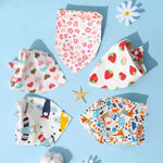 Foulard-Bandana-en-coton-lavable-pour-chien-Plaid-motif-ours-feuille-de-soleil-n-ud-papillon