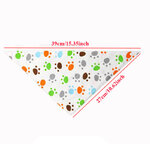 Foulard-Bandana-en-coton-lavable-pour-chien-Plaid-motif-ours-feuille-de-soleil-n-ud-papillon