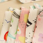 Bandana-pour-chien-charpe-des-deux-c-t-s-disponible-rayures-d-ananas-Plaid-arc-en