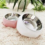 Gamelle-coordonnante-en-acier-inoxydable-pour-animaux-de-compagnie-bol-d-alimentation-eau-potable-fournitures-pour