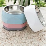 Gamelle-coordonnante-en-acier-inoxydable-pour-animaux-de-compagnie-bol-d-alimentation-eau-potable-fournitures-pour
